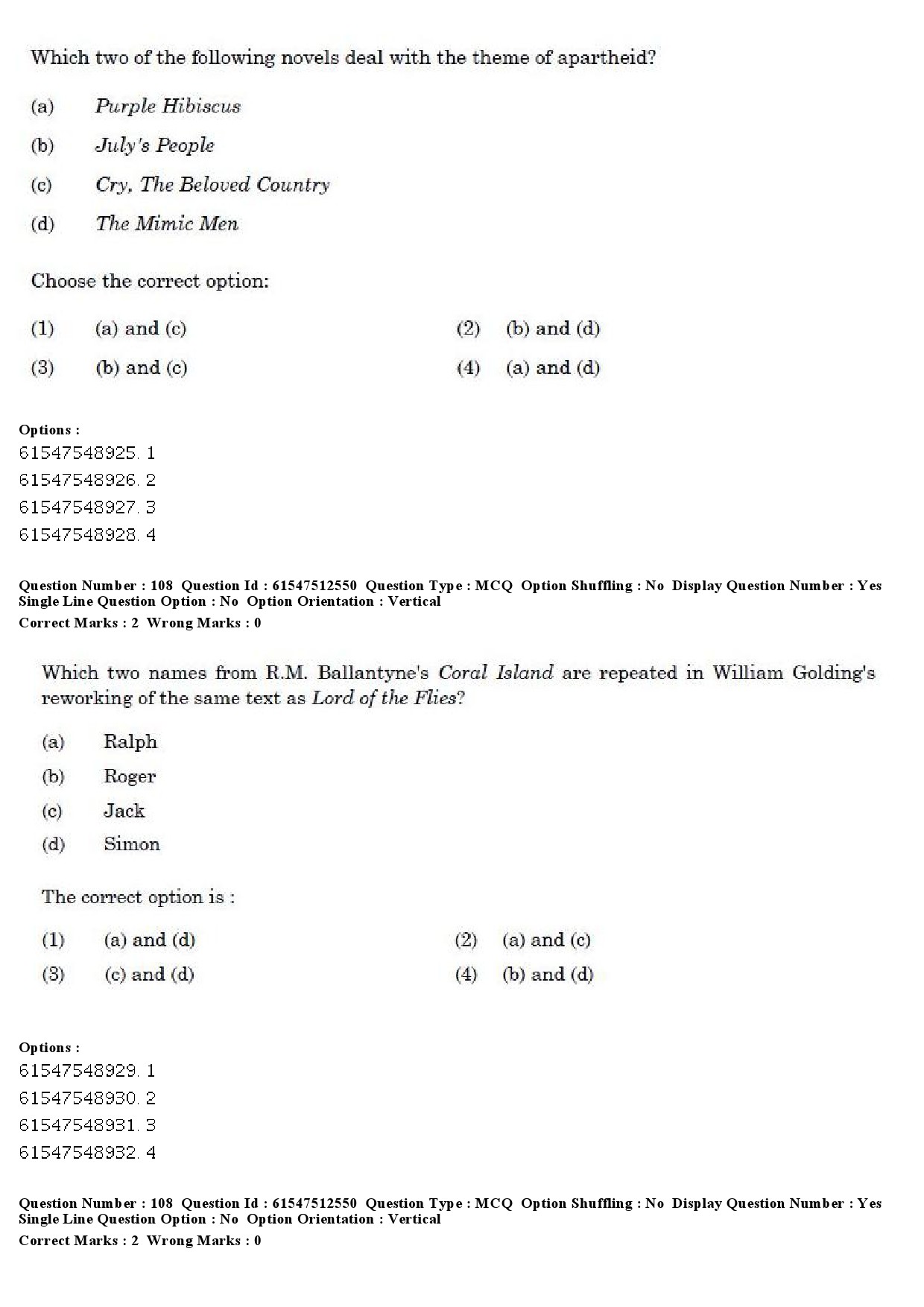 UGC NET English Question Paper December 2019 87