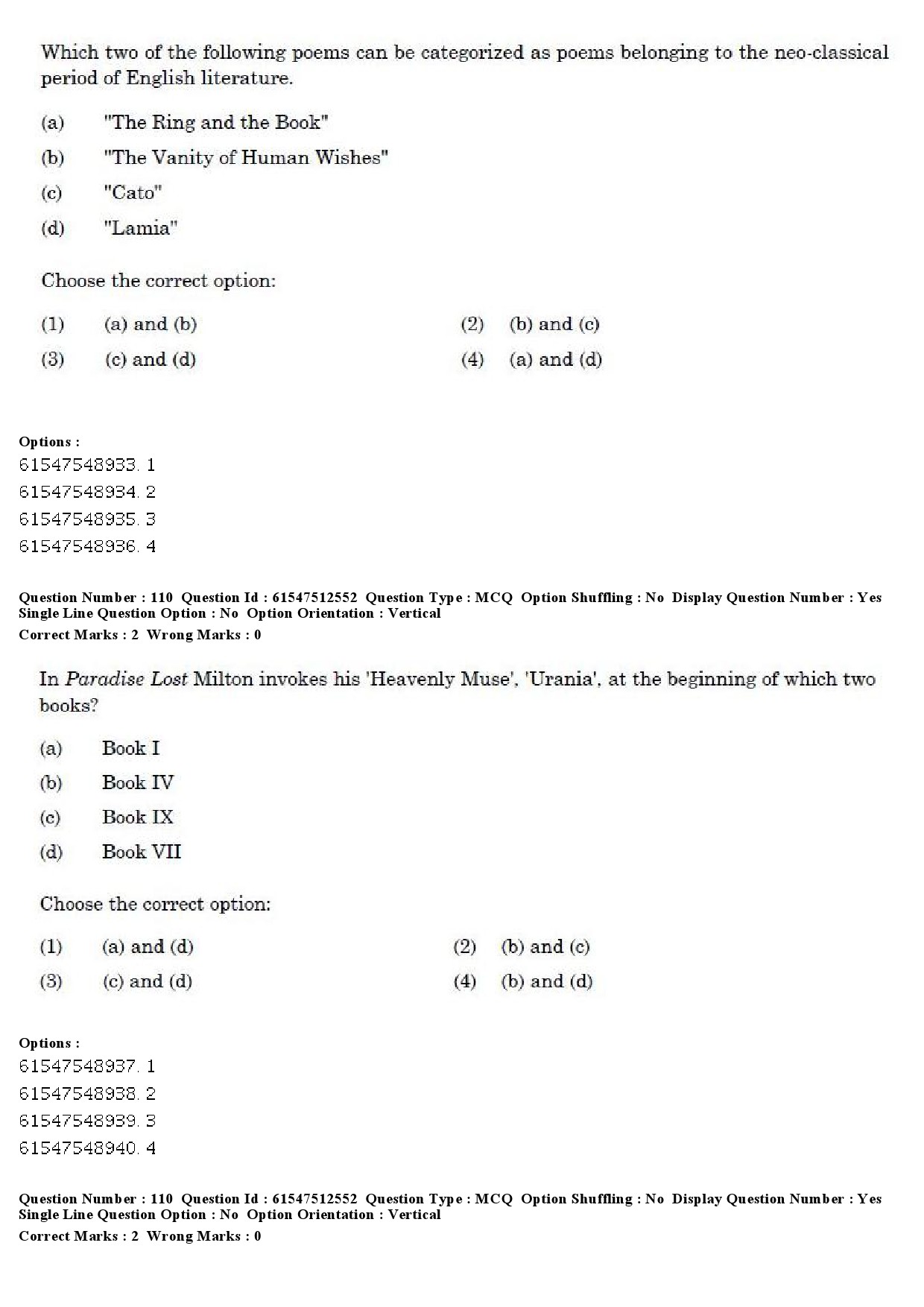 UGC NET English Question Paper December 2019 89