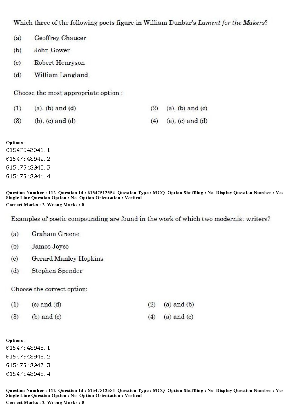 UGC NET English Question Paper December 2019 91