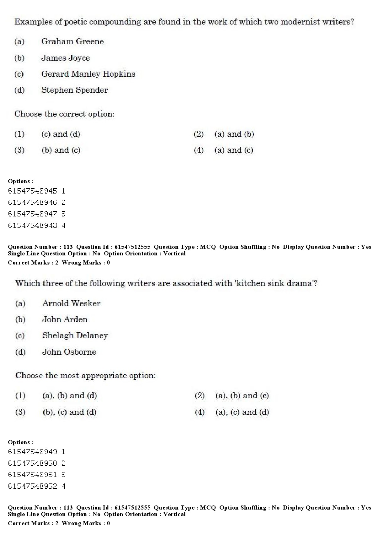 UGC NET English Question Paper December 2019 92