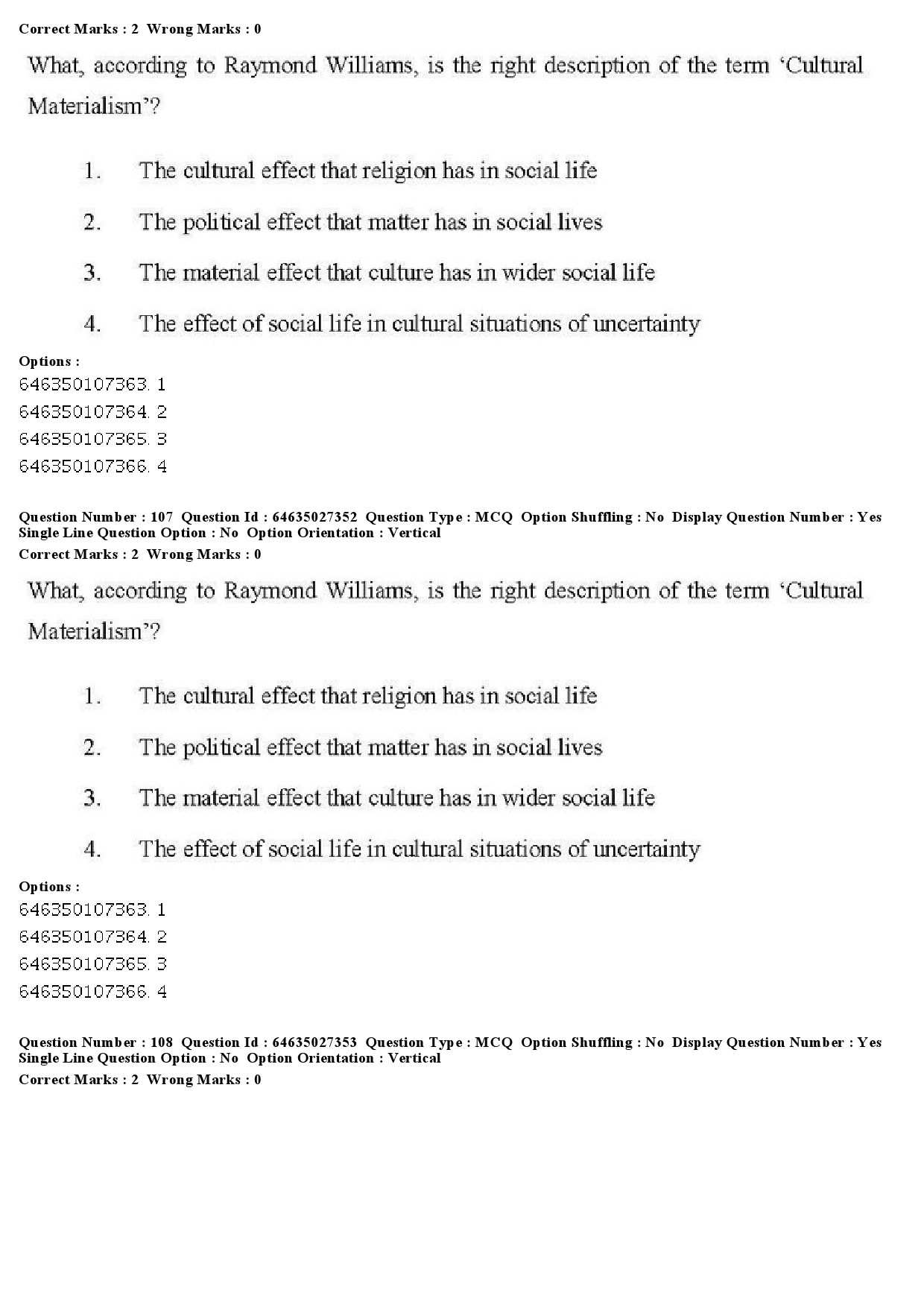 UGC NET English Question Paper June 2019 102