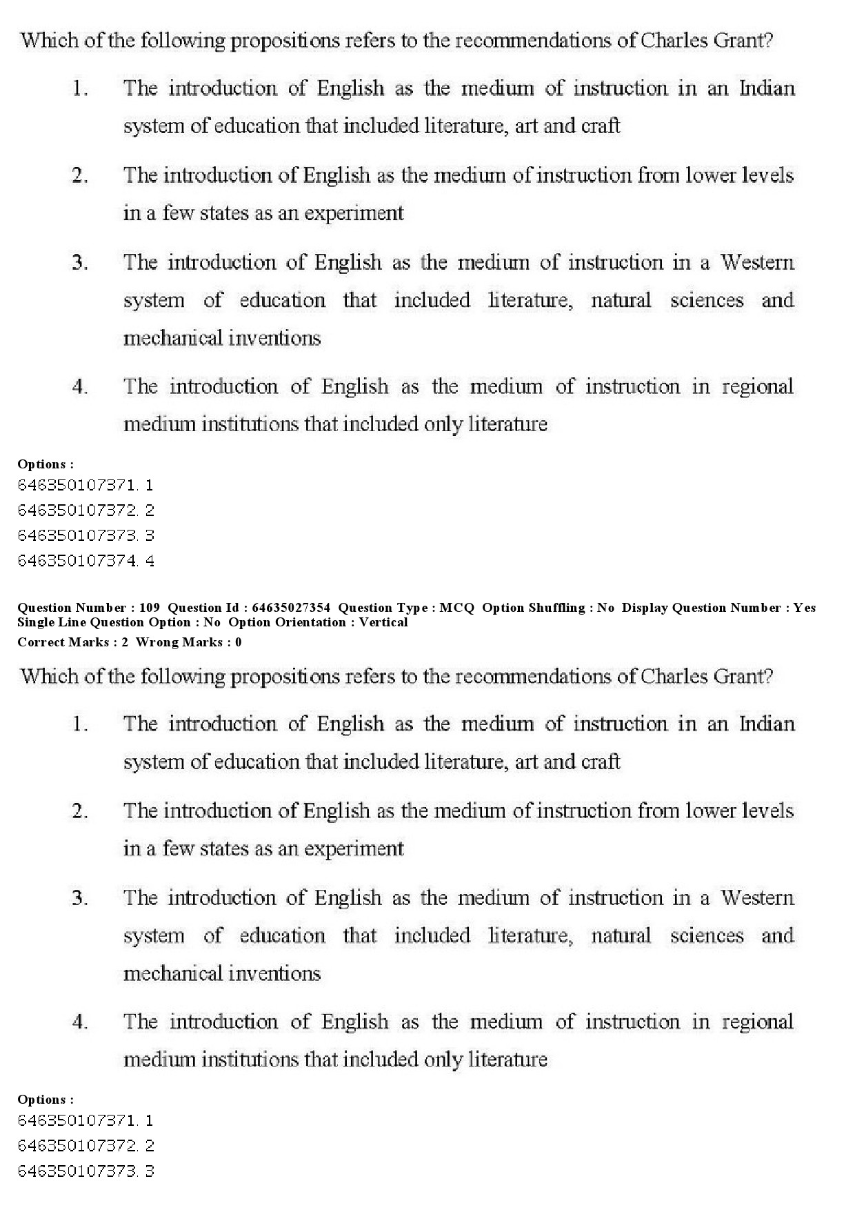 UGC NET English Question Paper June 2019 104