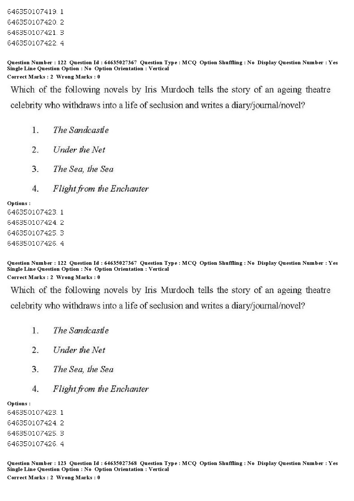 UGC NET English Question Paper June 2019 116