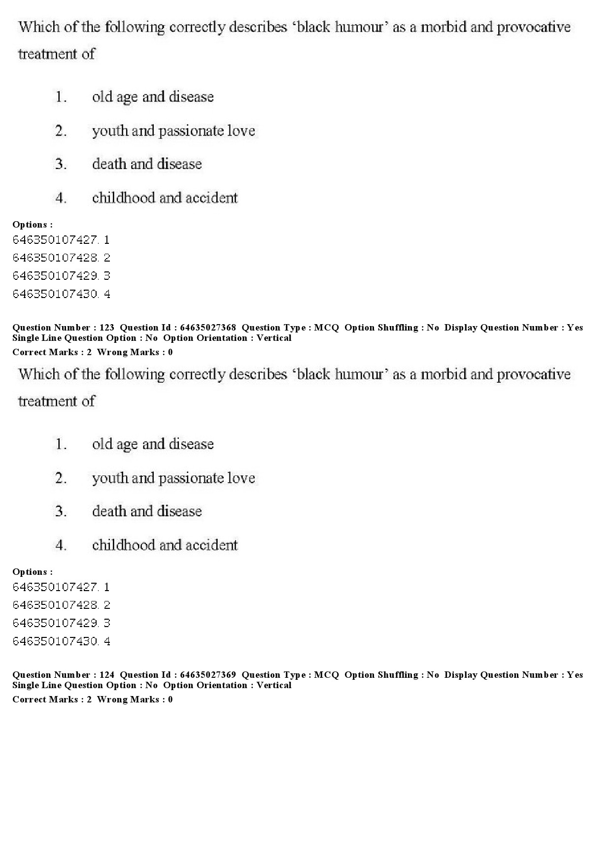 UGC NET English Question Paper June 2019 117