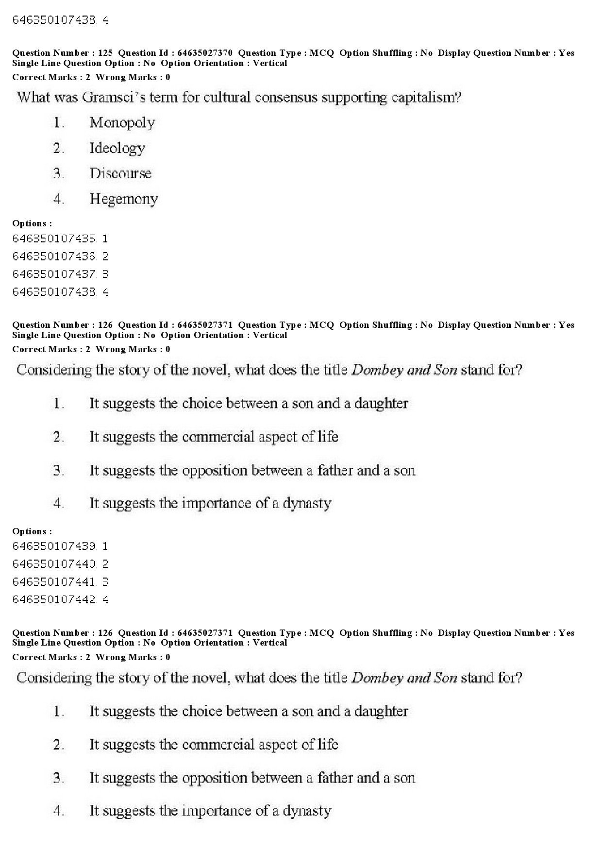 UGC NET English Question Paper June 2019 119