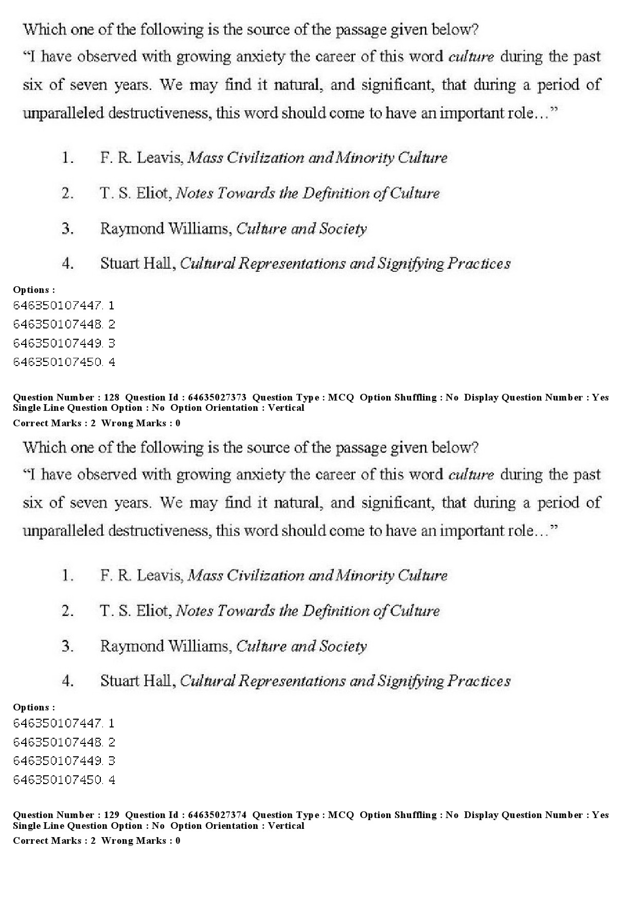 UGC NET English Question Paper June 2019 121