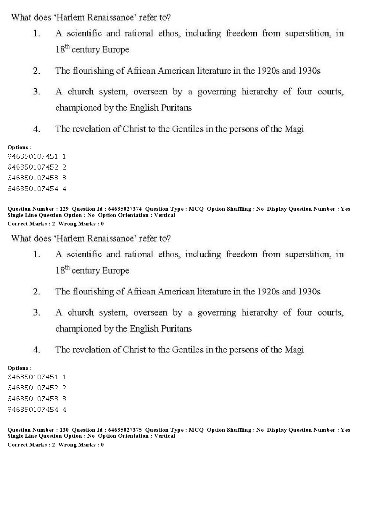 UGC NET English Question Paper June 2019 122