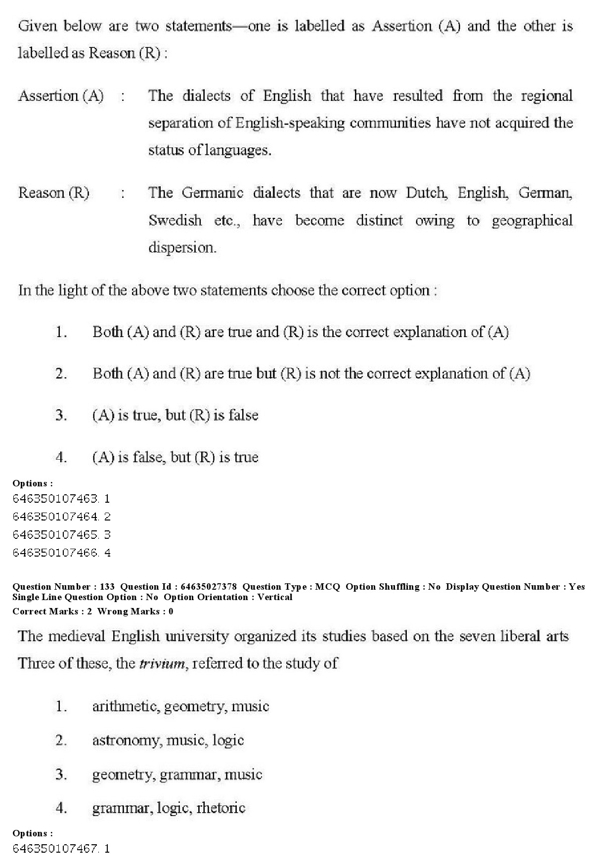 UGC NET English Question Paper June 2019 126