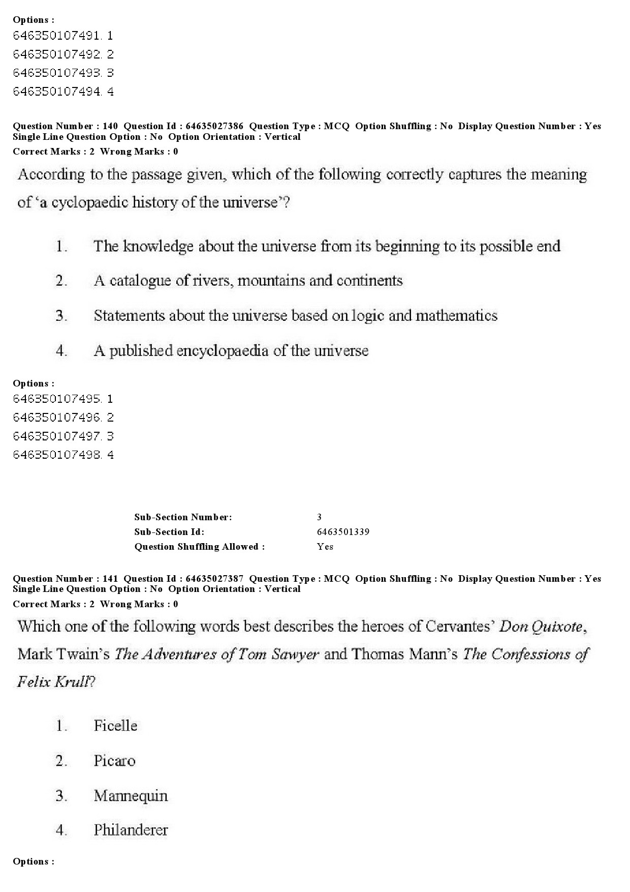 UGC NET English Question Paper June 2019 135