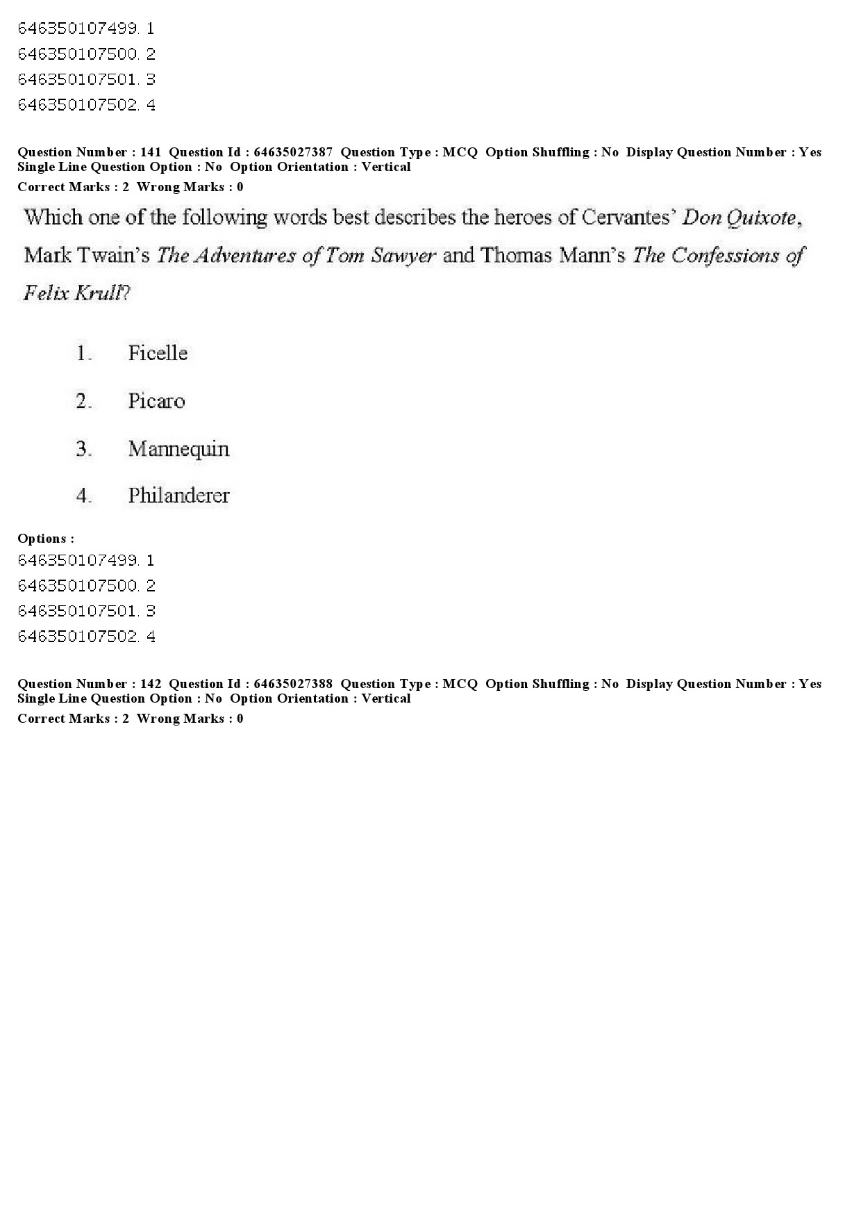 UGC NET English Question Paper June 2019 136