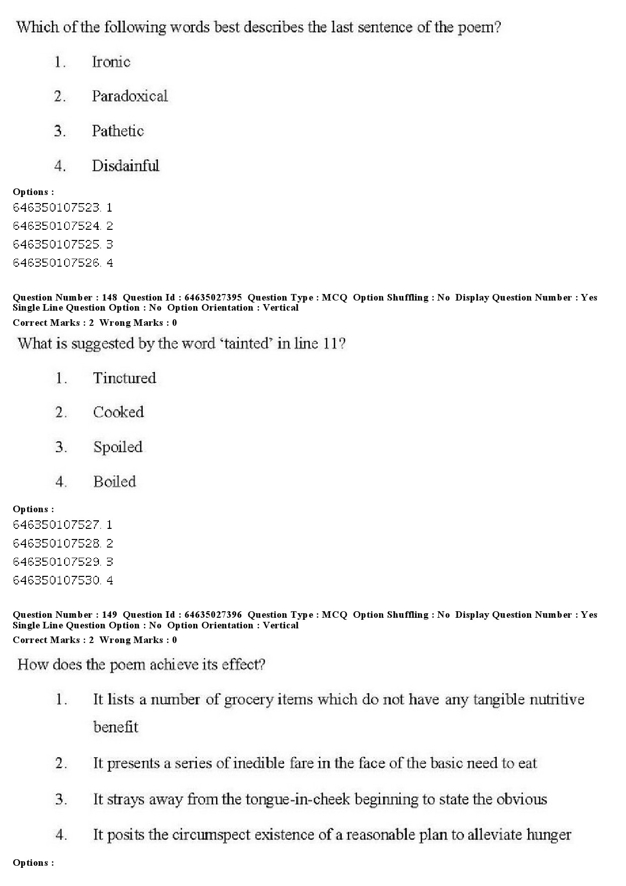 UGC NET English Question Paper June 2019 144