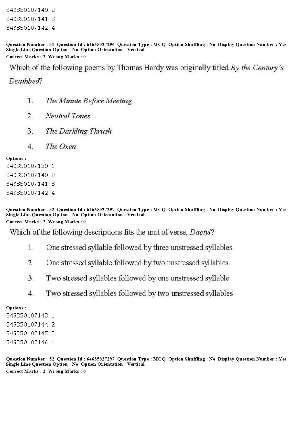 UGC NET English Question Paper June 2019 45