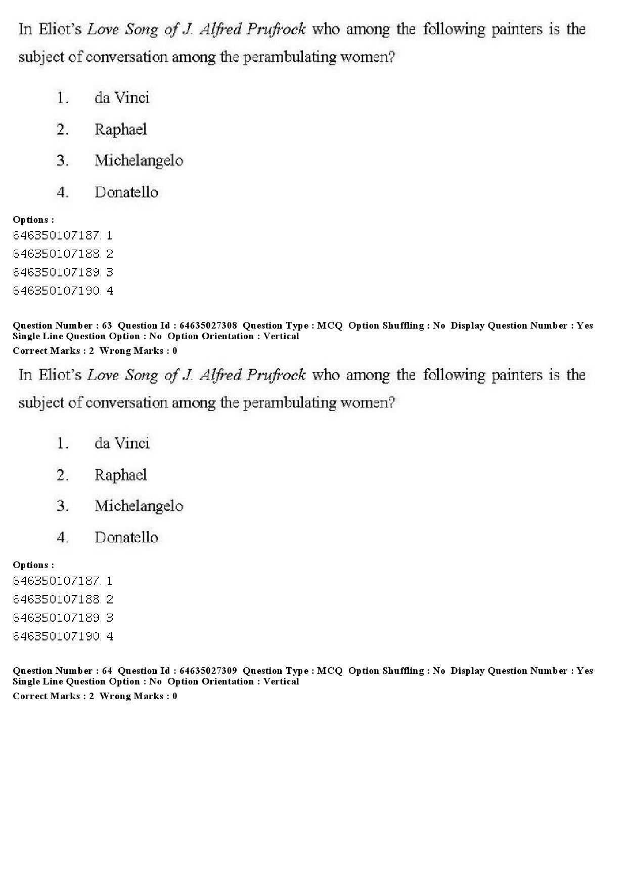 UGC NET English Question Paper June 2019 56