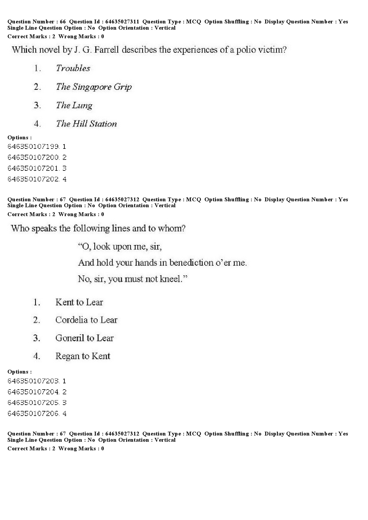 UGC NET English Question Paper June 2019 59