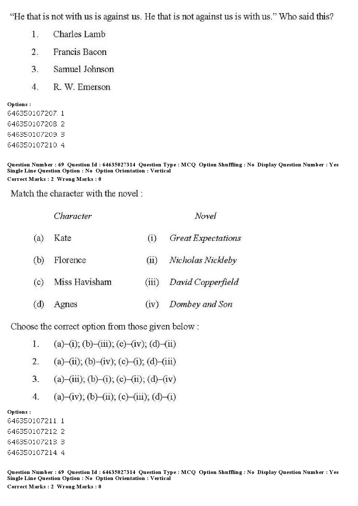 UGC NET English Question Paper June 2019 61