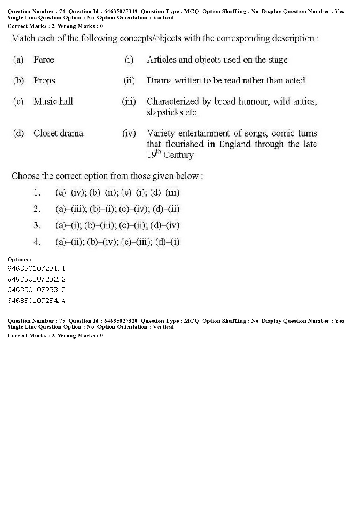 UGC NET English Question Paper June 2019 67