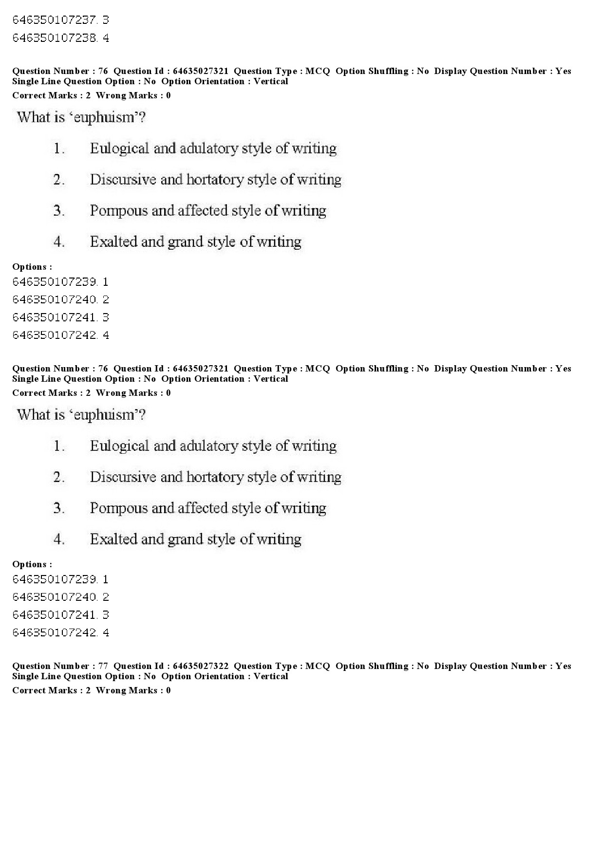 UGC NET English Question Paper June 2019 69