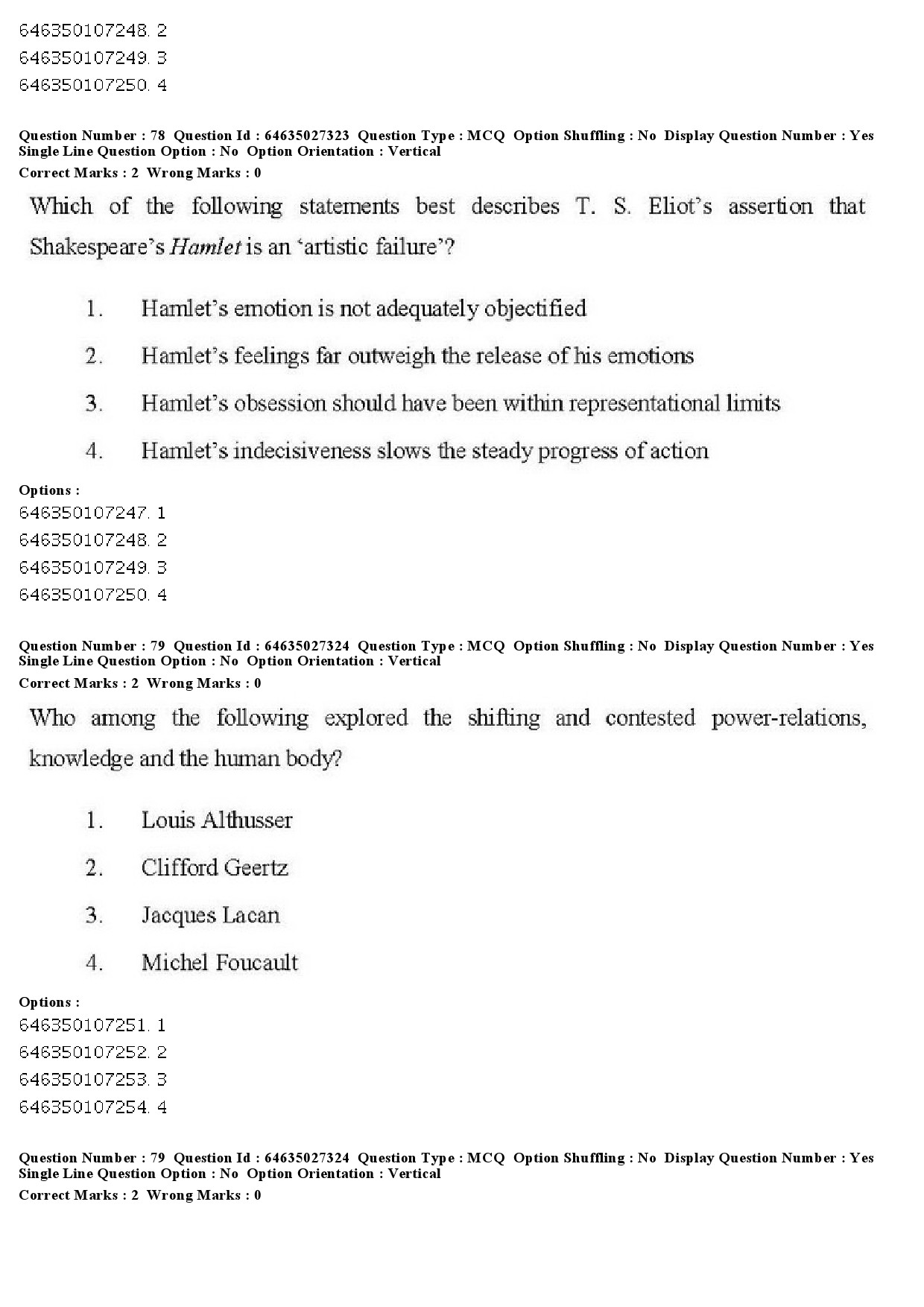 UGC NET English Question Paper June 2019 71