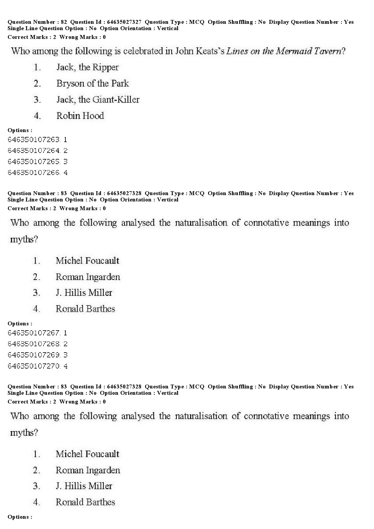 UGC NET English Question Paper June 2019 75