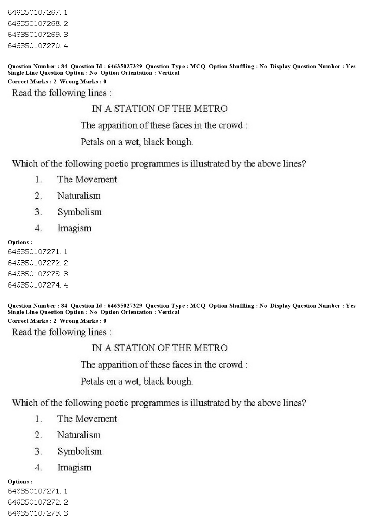 UGC NET English Question Paper June 2019 76