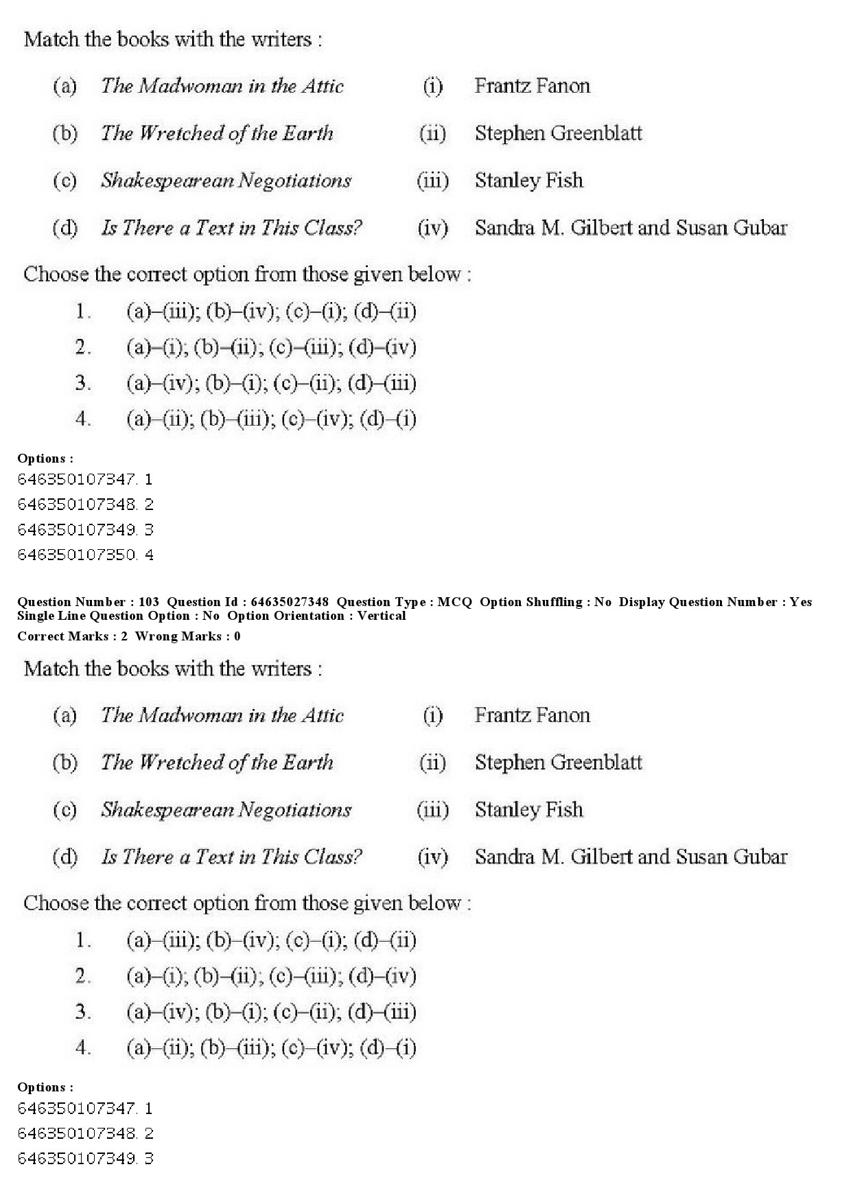 UGC NET English Question Paper June 2019 98