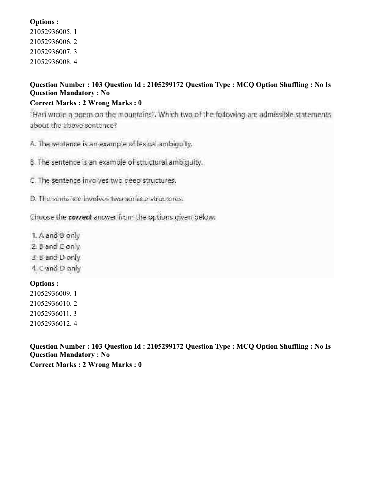 UGC NET English Question Paper September 2020 103