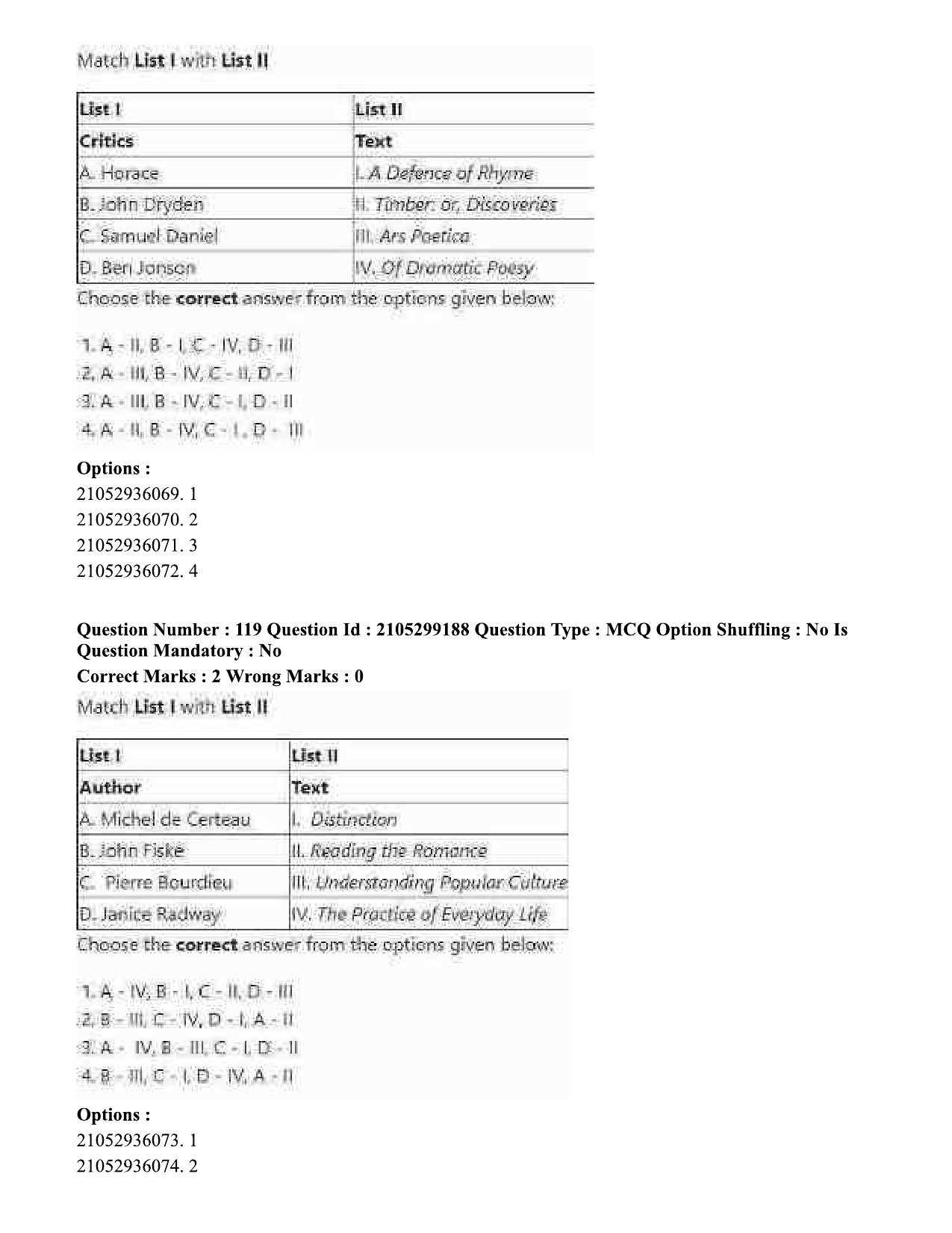 UGC NET English Question Paper September 2020 124