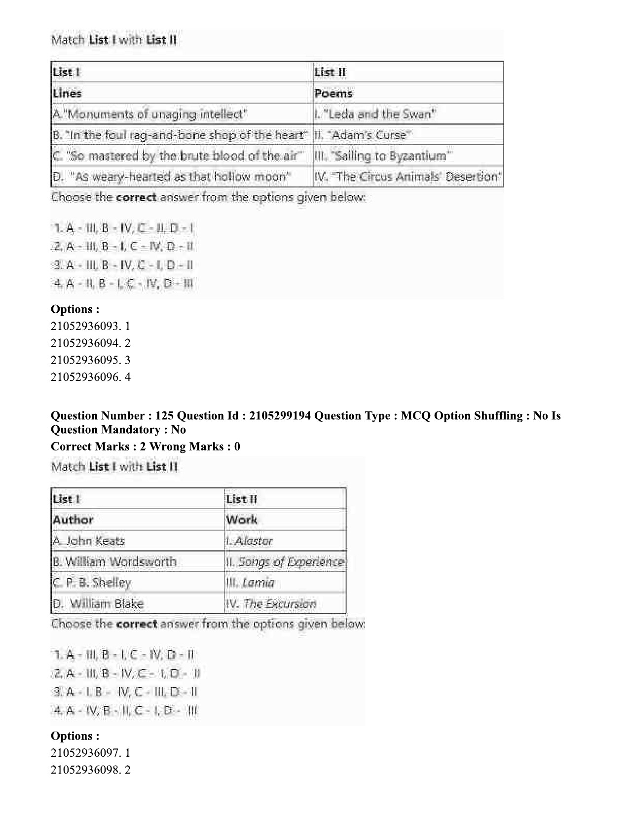 UGC NET English Question Paper September 2020 132