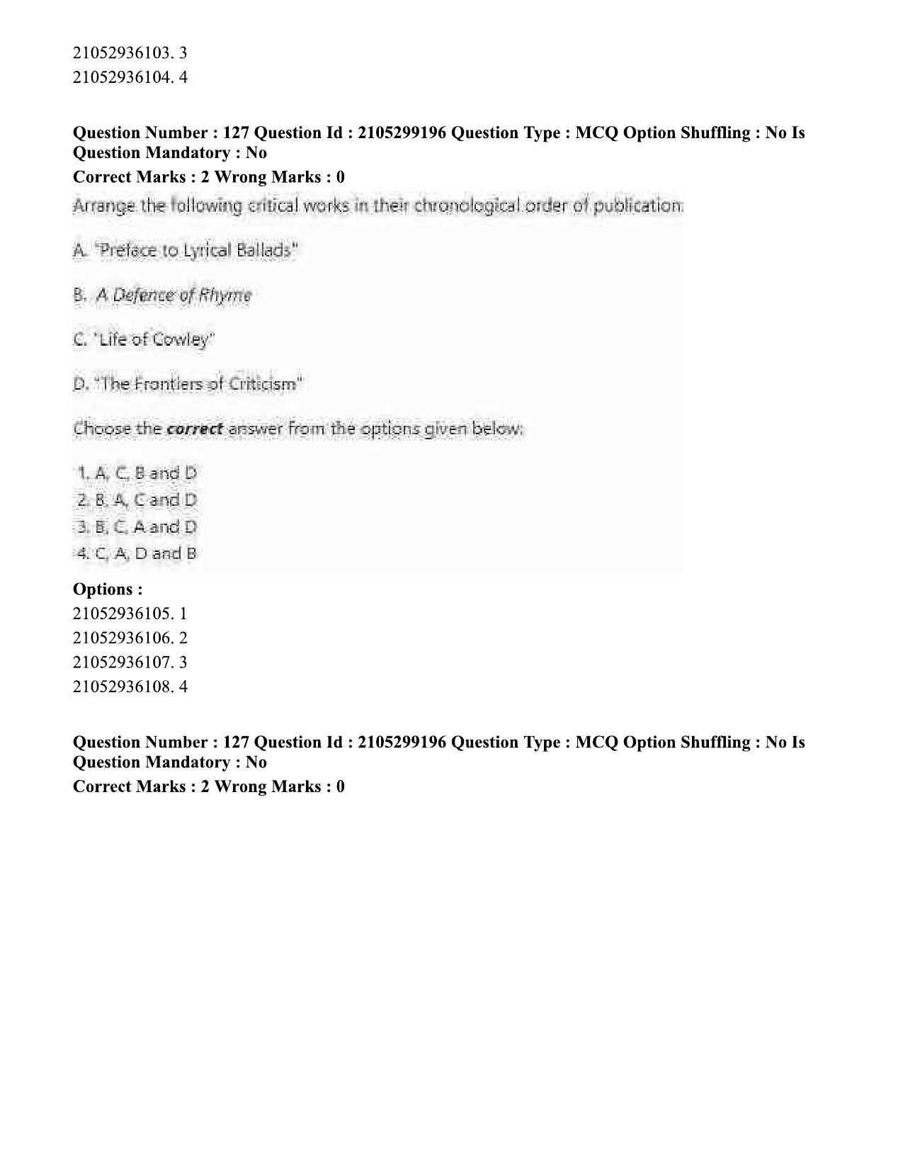 UGC NET English Question Paper September 2020 135