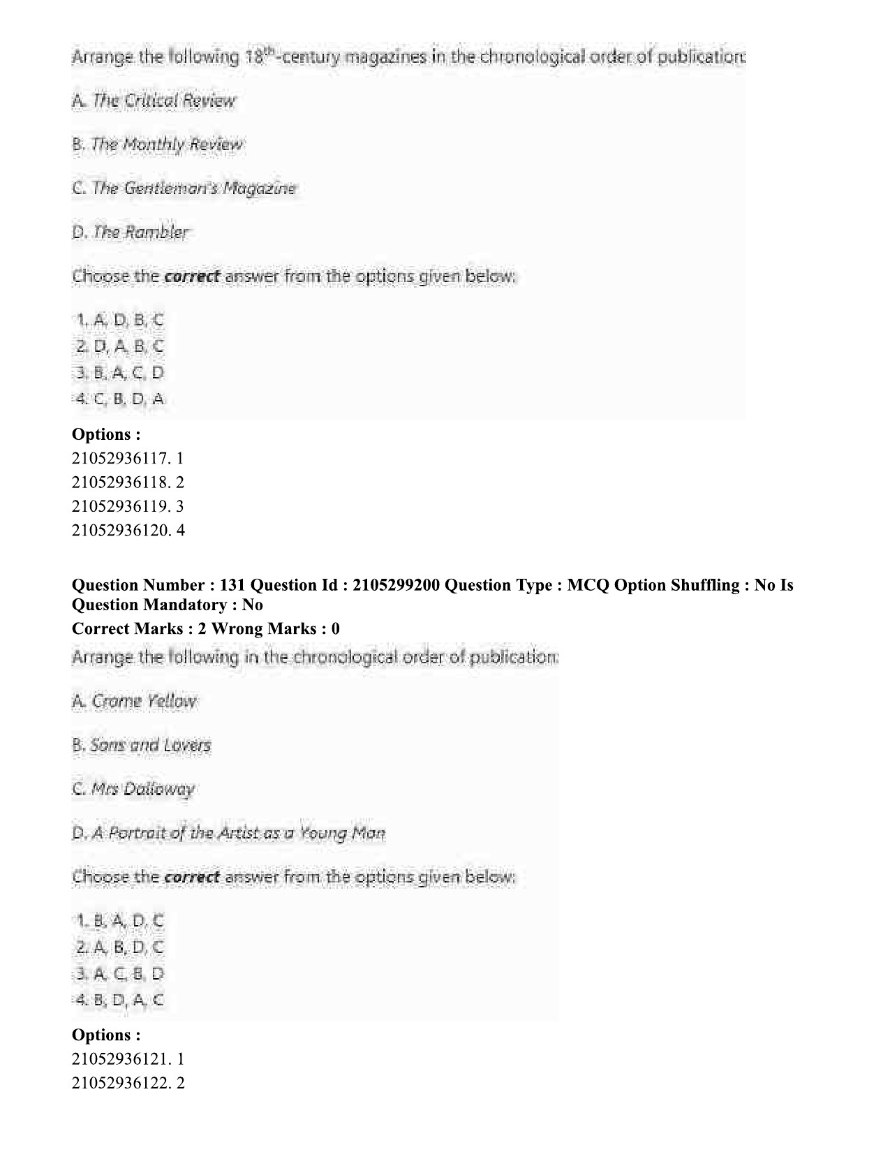 UGC NET English Question Paper September 2020 140