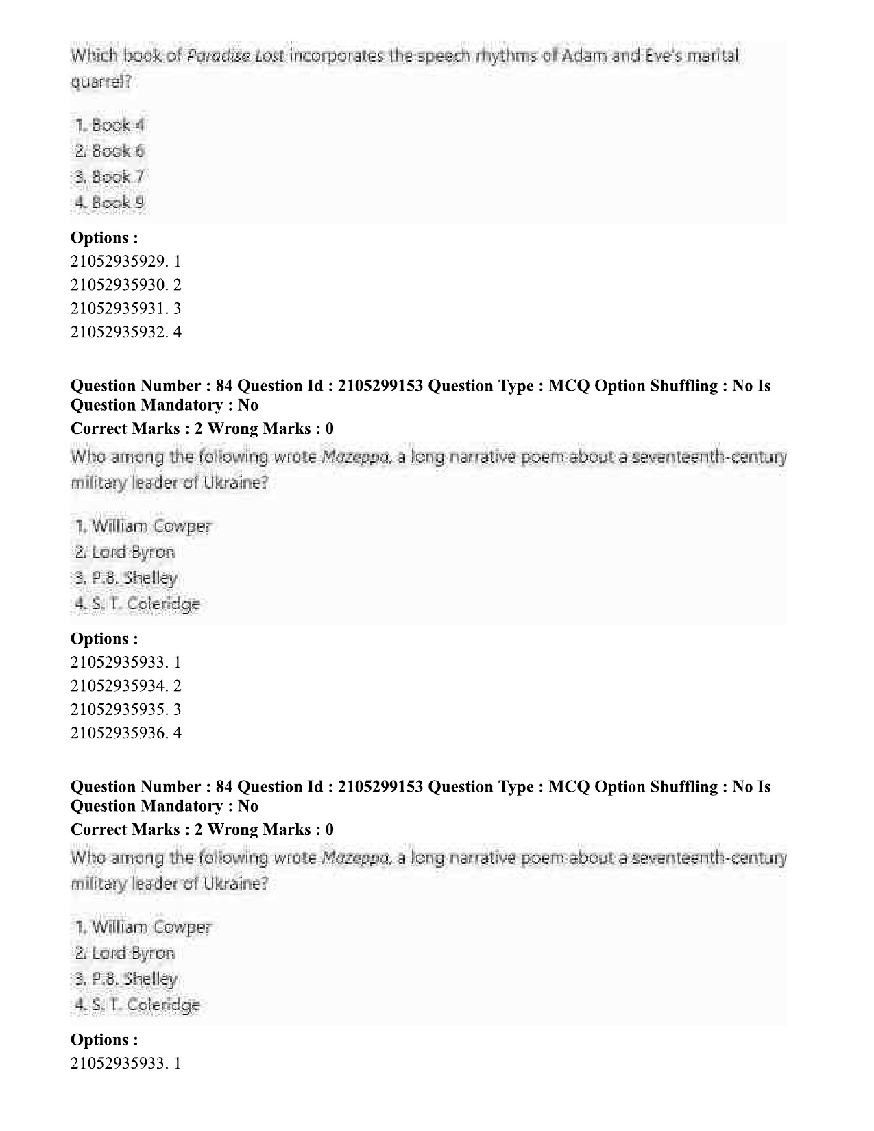 UGC NET English Question Paper September 2020 80