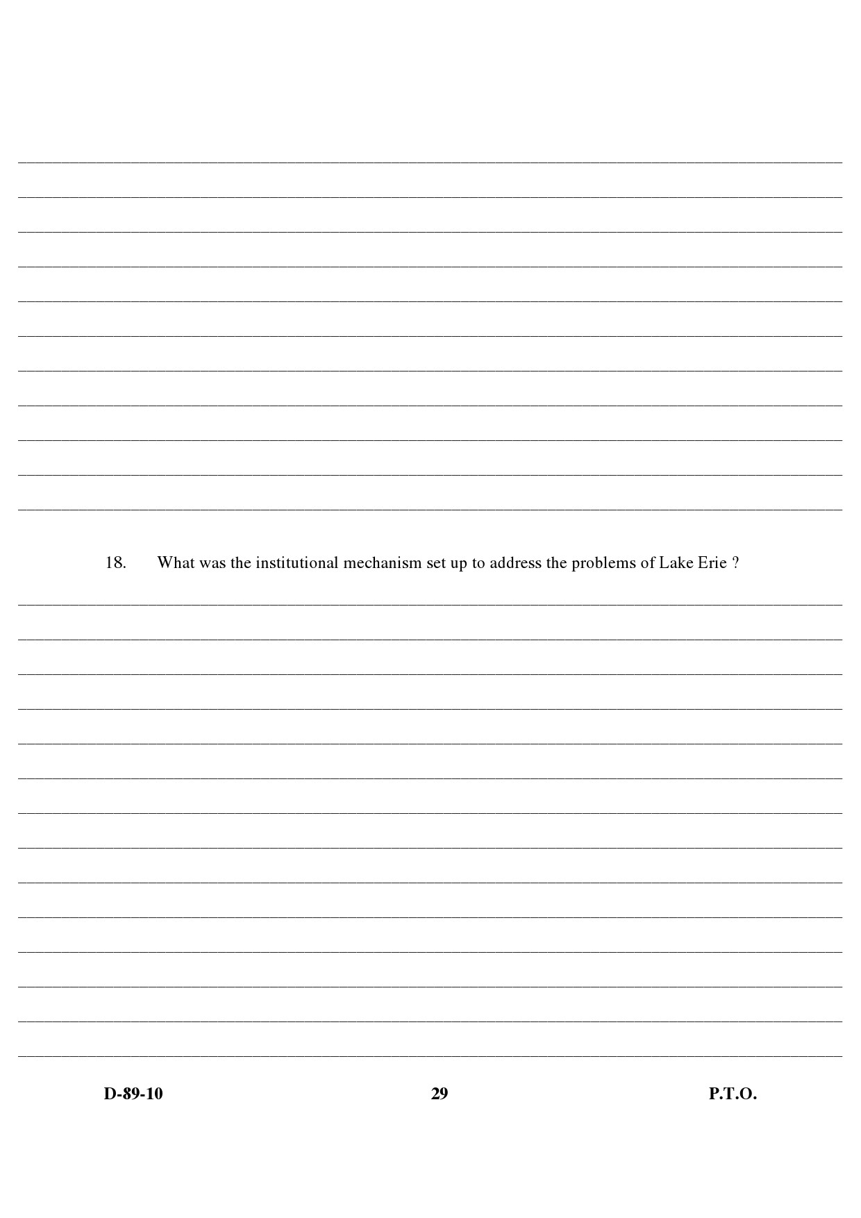 UGC NET Environmental Science Question Paper III December 2010 15