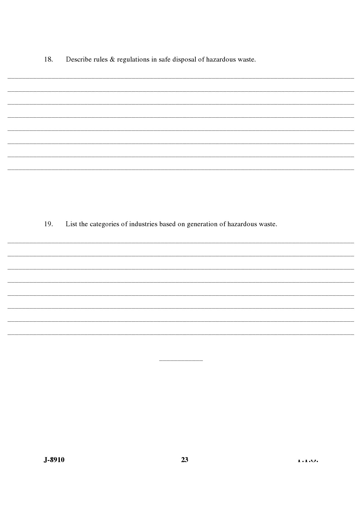 UGC NET Environmental Science Question Paper III June 2010 12