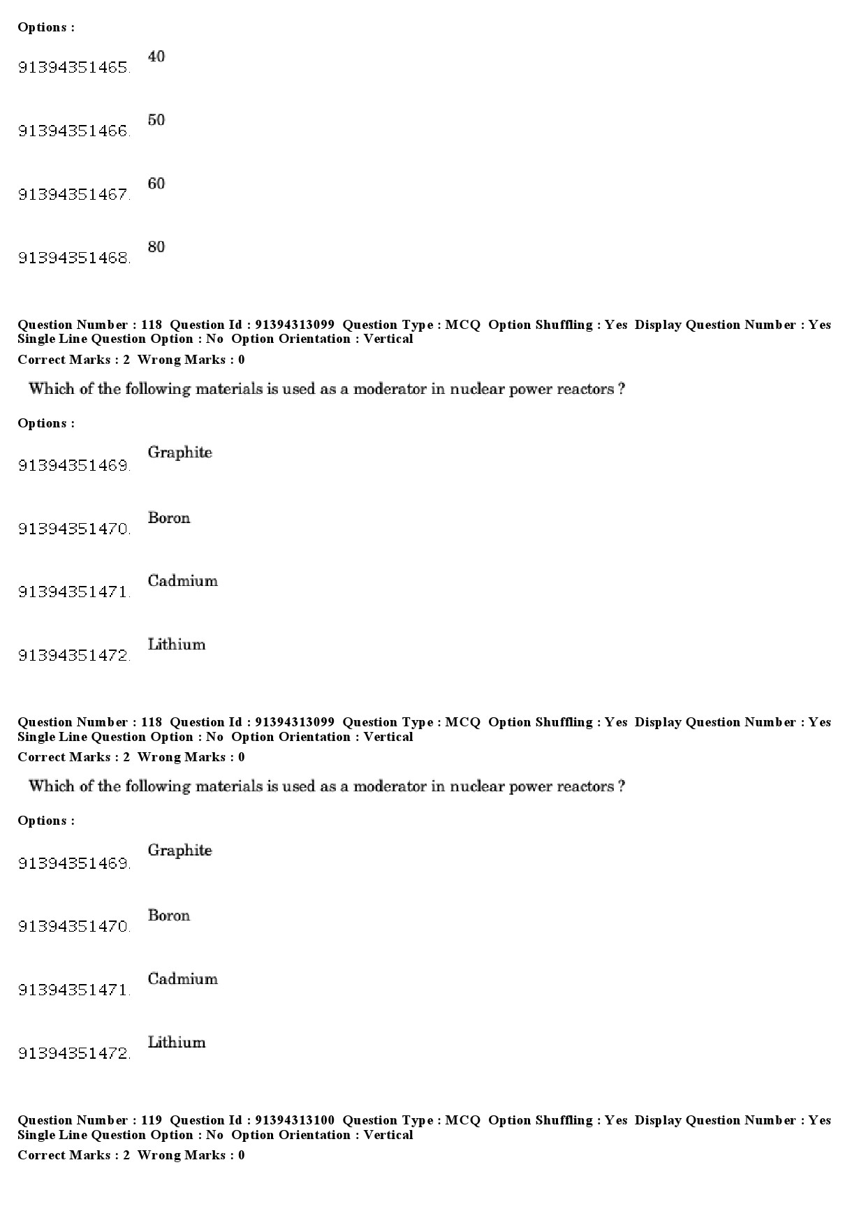 UGC NET Environmental Sciences Question Paper December 2018 100