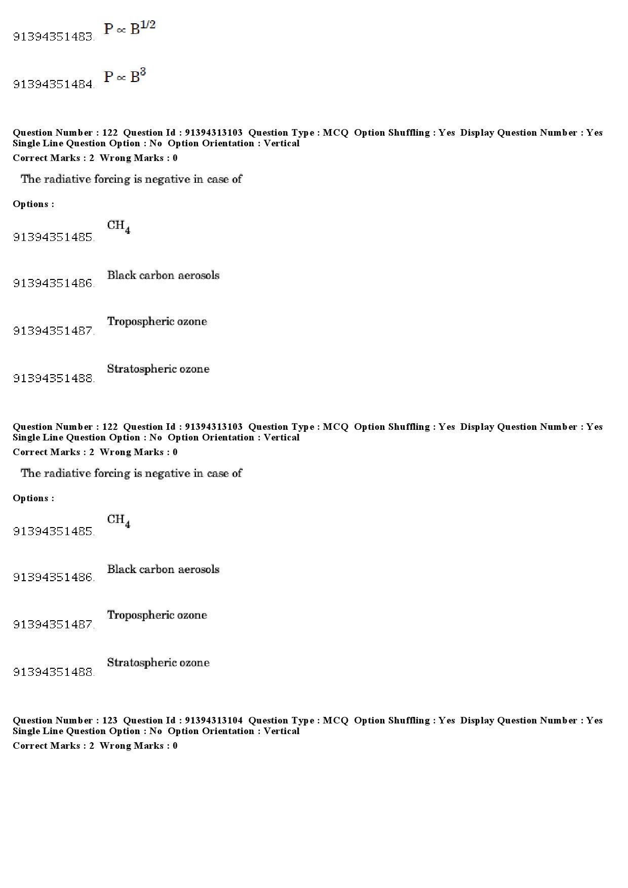 UGC NET Environmental Sciences Question Paper December 2018 103