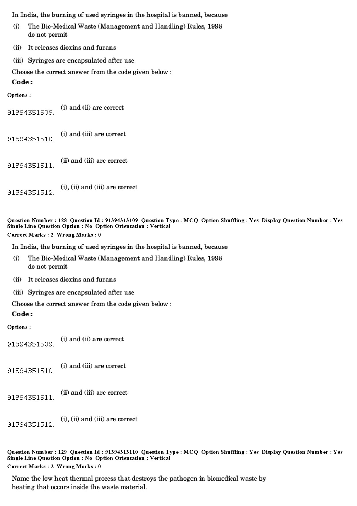 UGC NET Environmental Sciences Question Paper December 2018 108