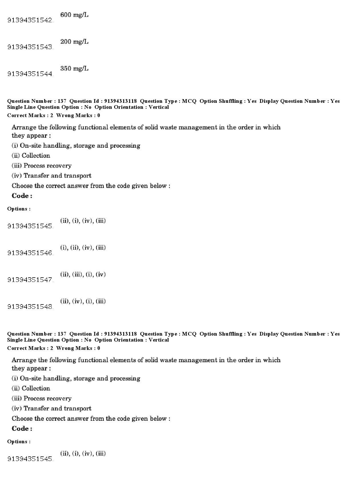 UGC NET Environmental Sciences Question Paper December 2018 115