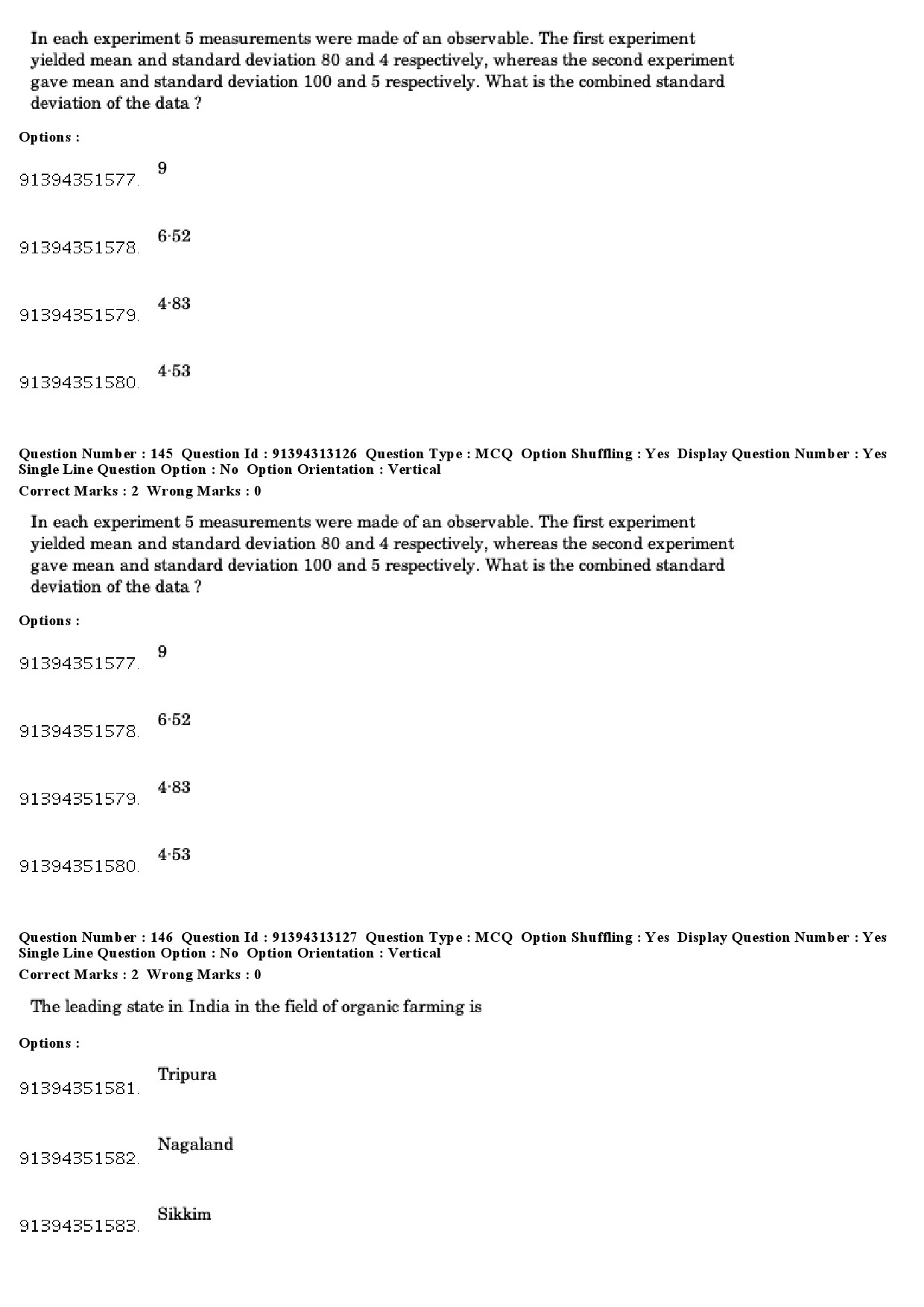 UGC NET Environmental Sciences Question Paper December 2018 122