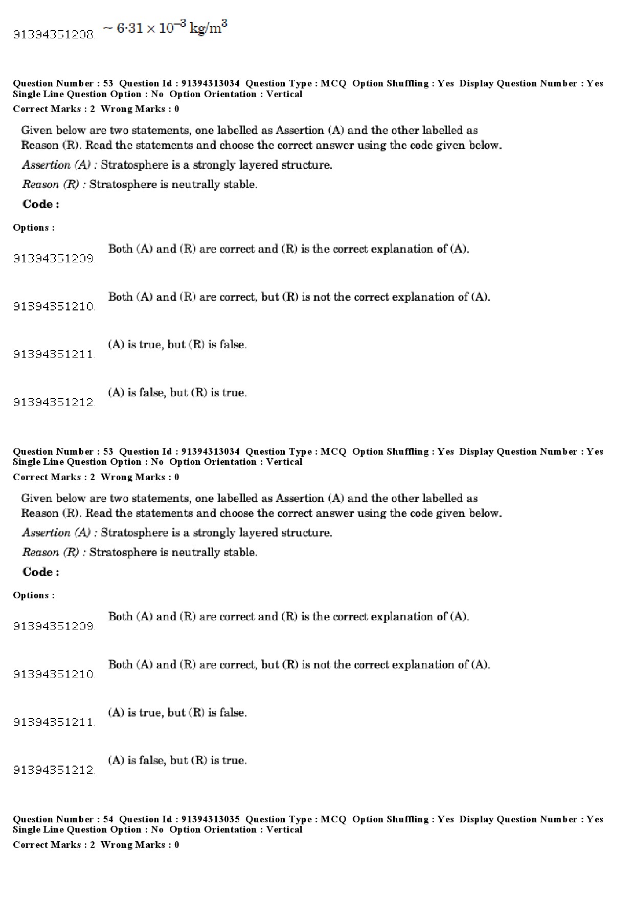 UGC NET Environmental Sciences Question Paper December 2018 49