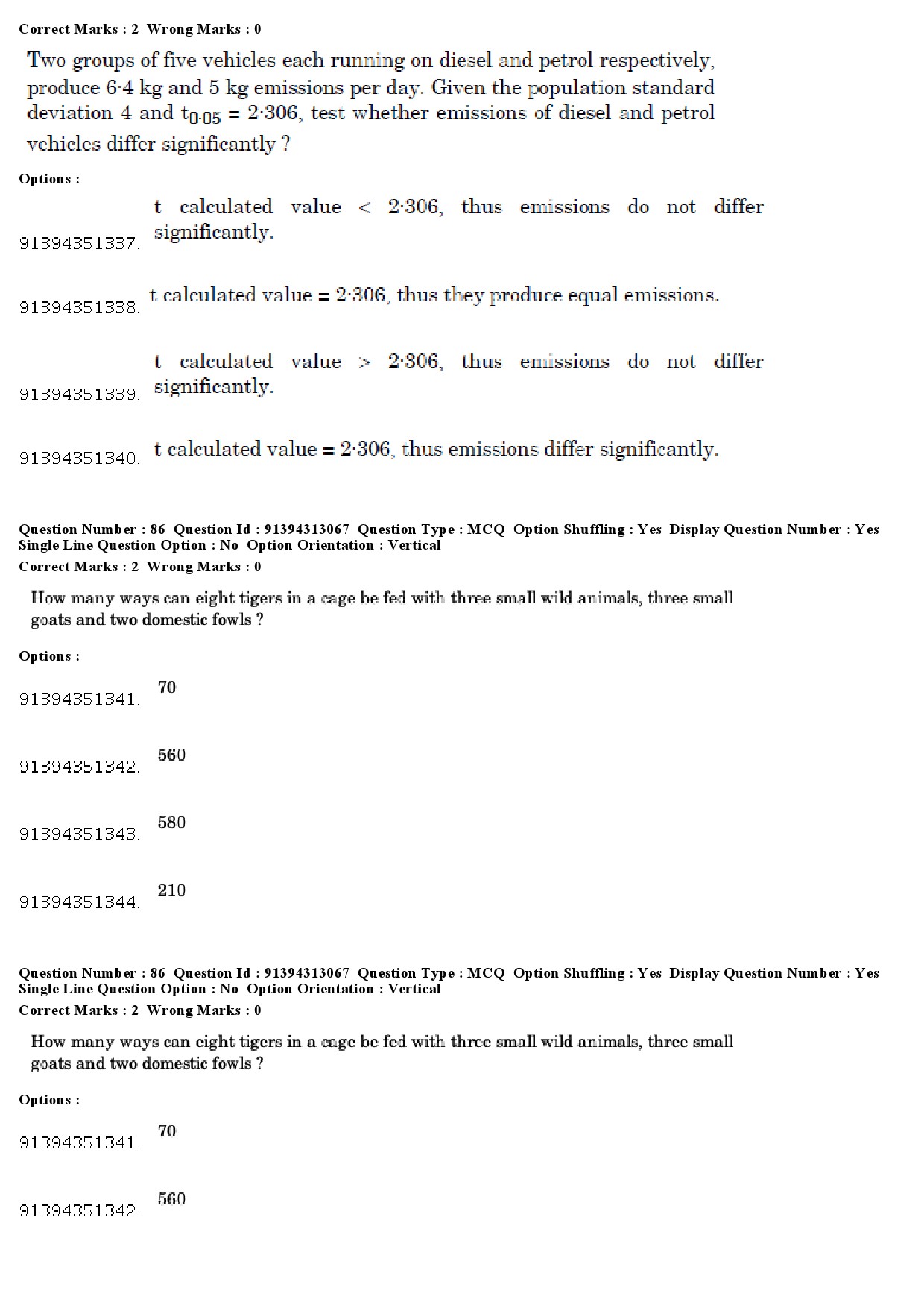 UGC NET Environmental Sciences Question Paper December 2018 74