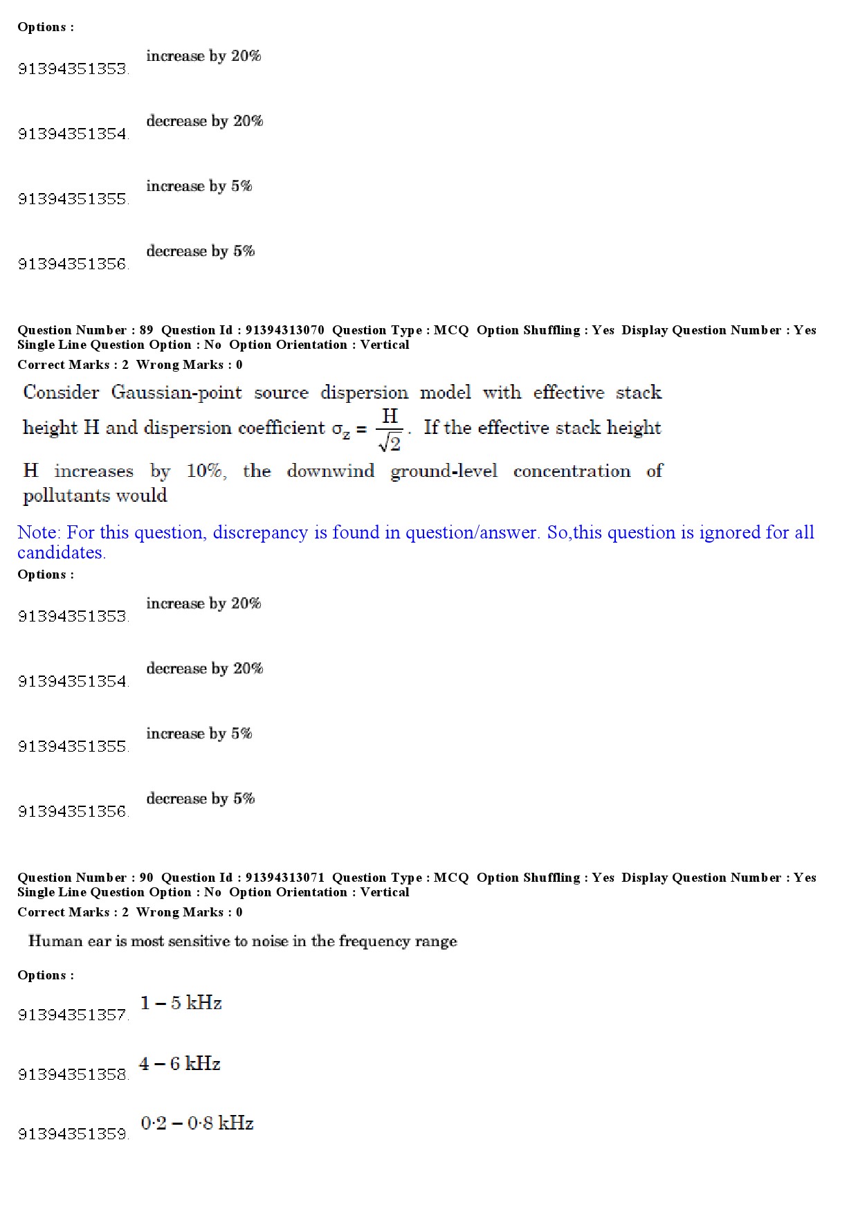 UGC NET Environmental Sciences Question Paper December 2018 77