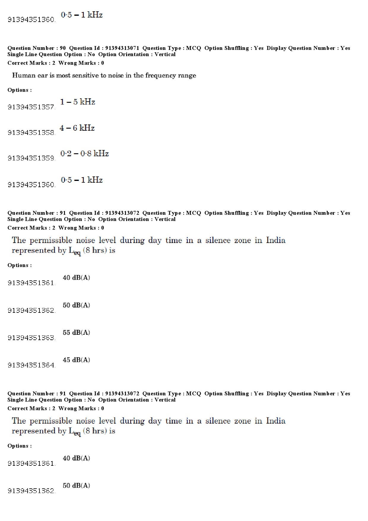 UGC NET Environmental Sciences Question Paper December 2018 78