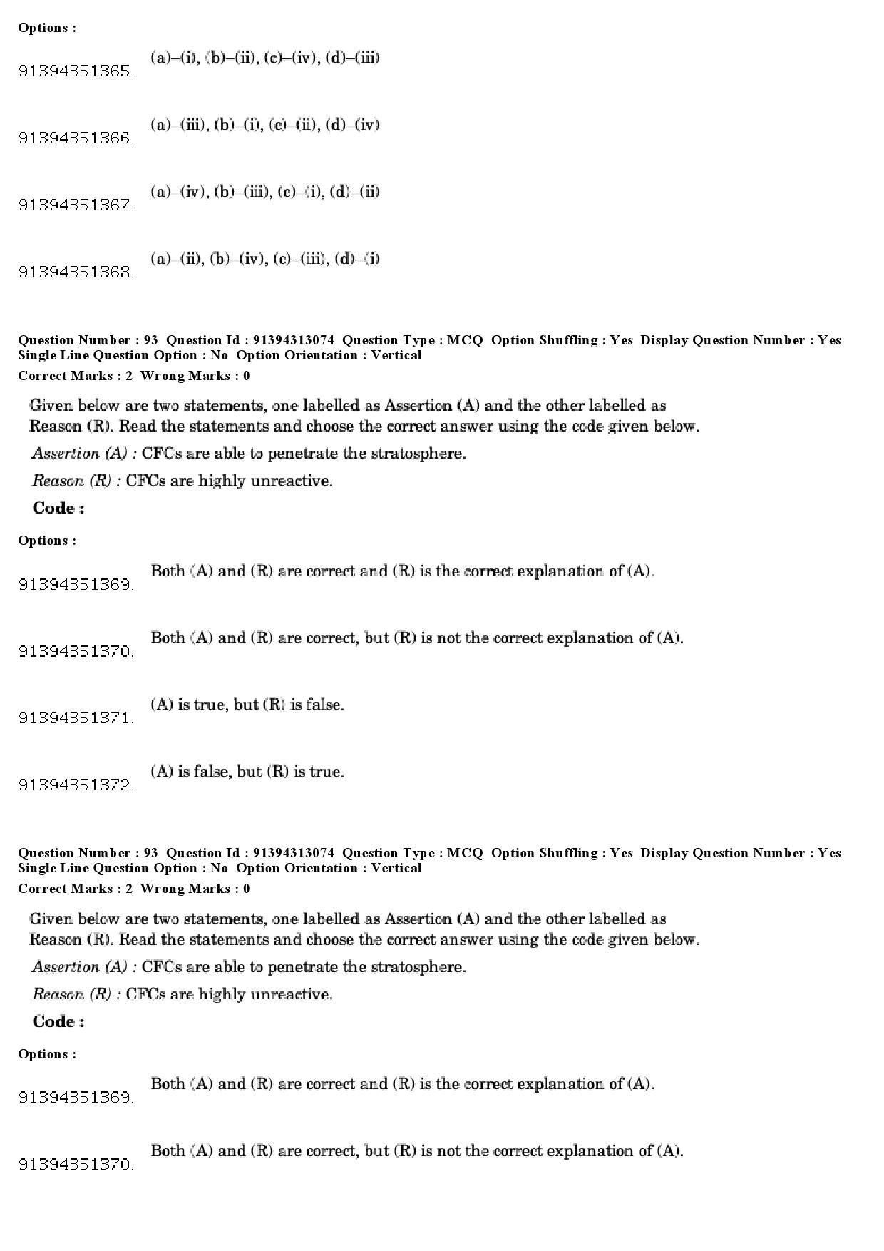 UGC NET Environmental Sciences Question Paper December 2018 80