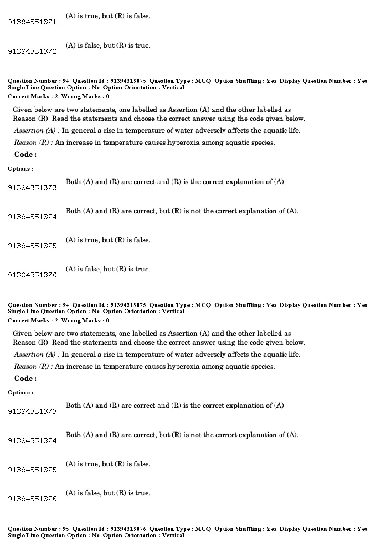 UGC NET Environmental Sciences Question Paper December 2018 81