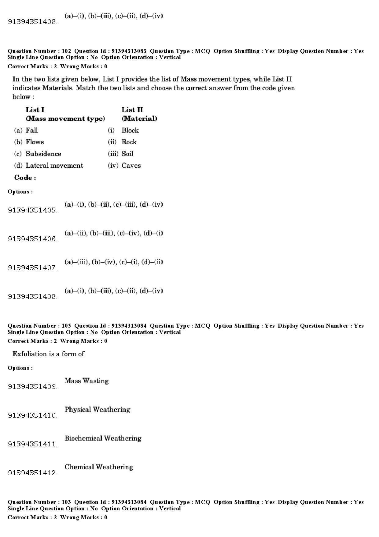 UGC NET Environmental Sciences Question Paper December 2018 88