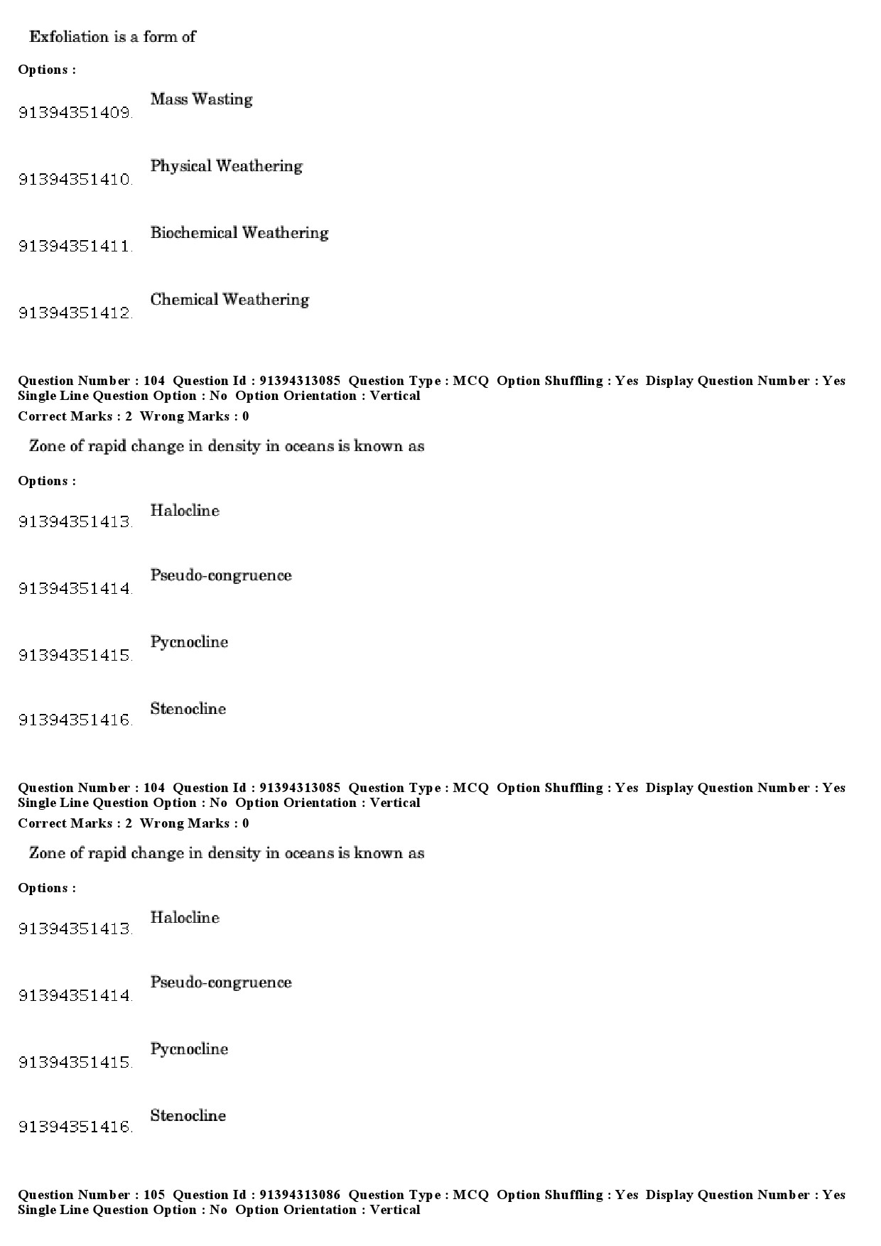 UGC NET Environmental Sciences Question Paper December 2018 89