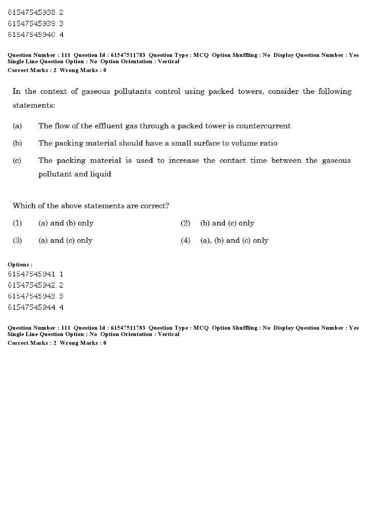 UGC NET Environmental Sciences Question Paper December 2019 101