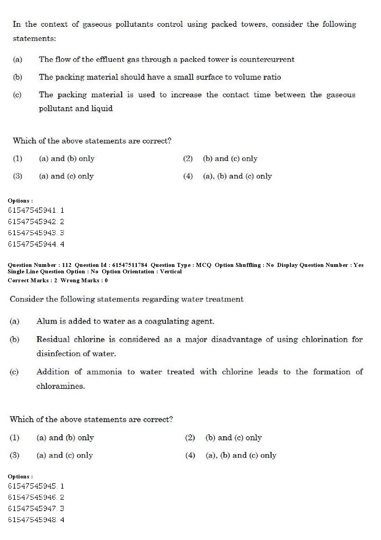 UGC NET Environmental Sciences Question Paper December 2019 102