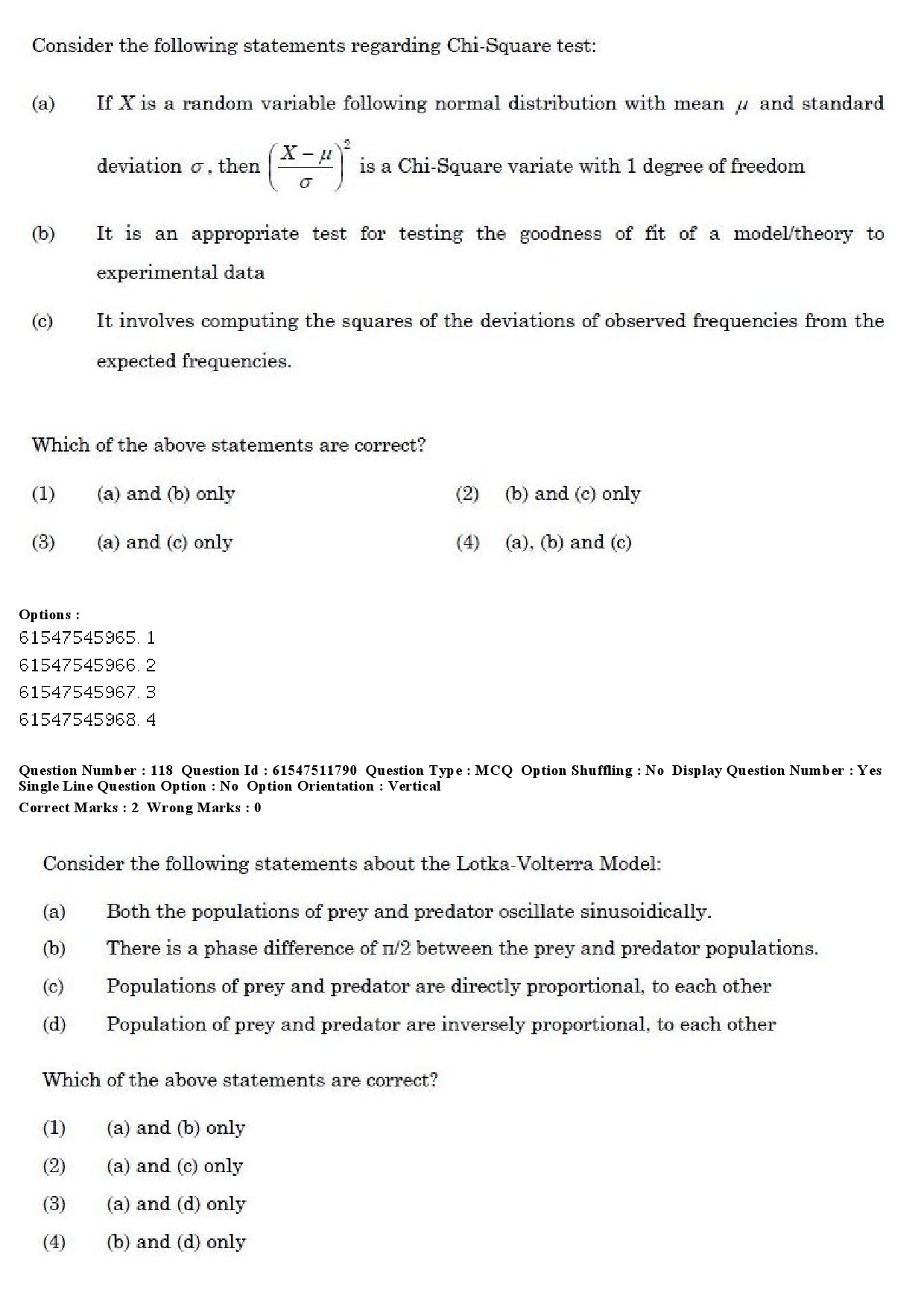 UGC NET Environmental Sciences Question Paper December 2019 109