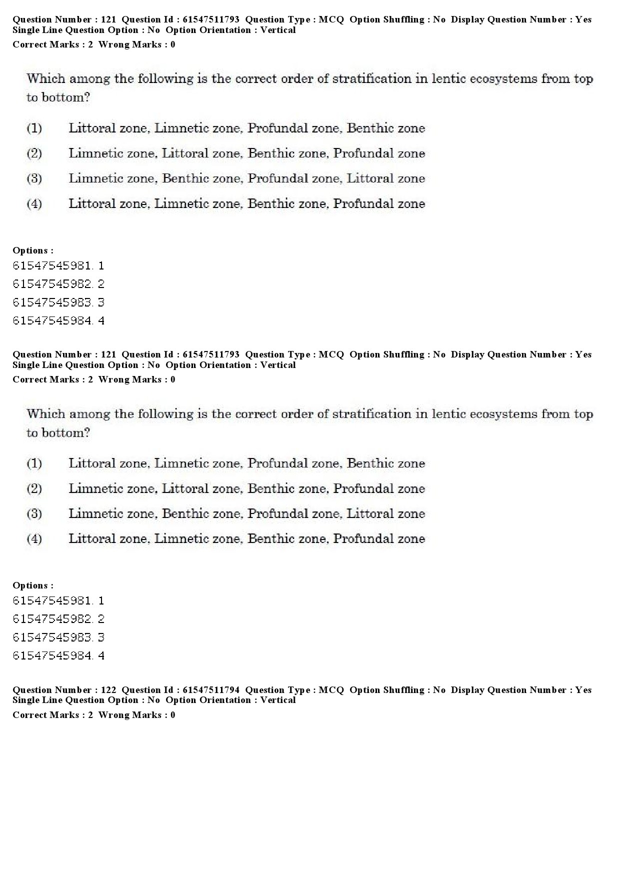 UGC NET Environmental Sciences Question Paper December 2019 112